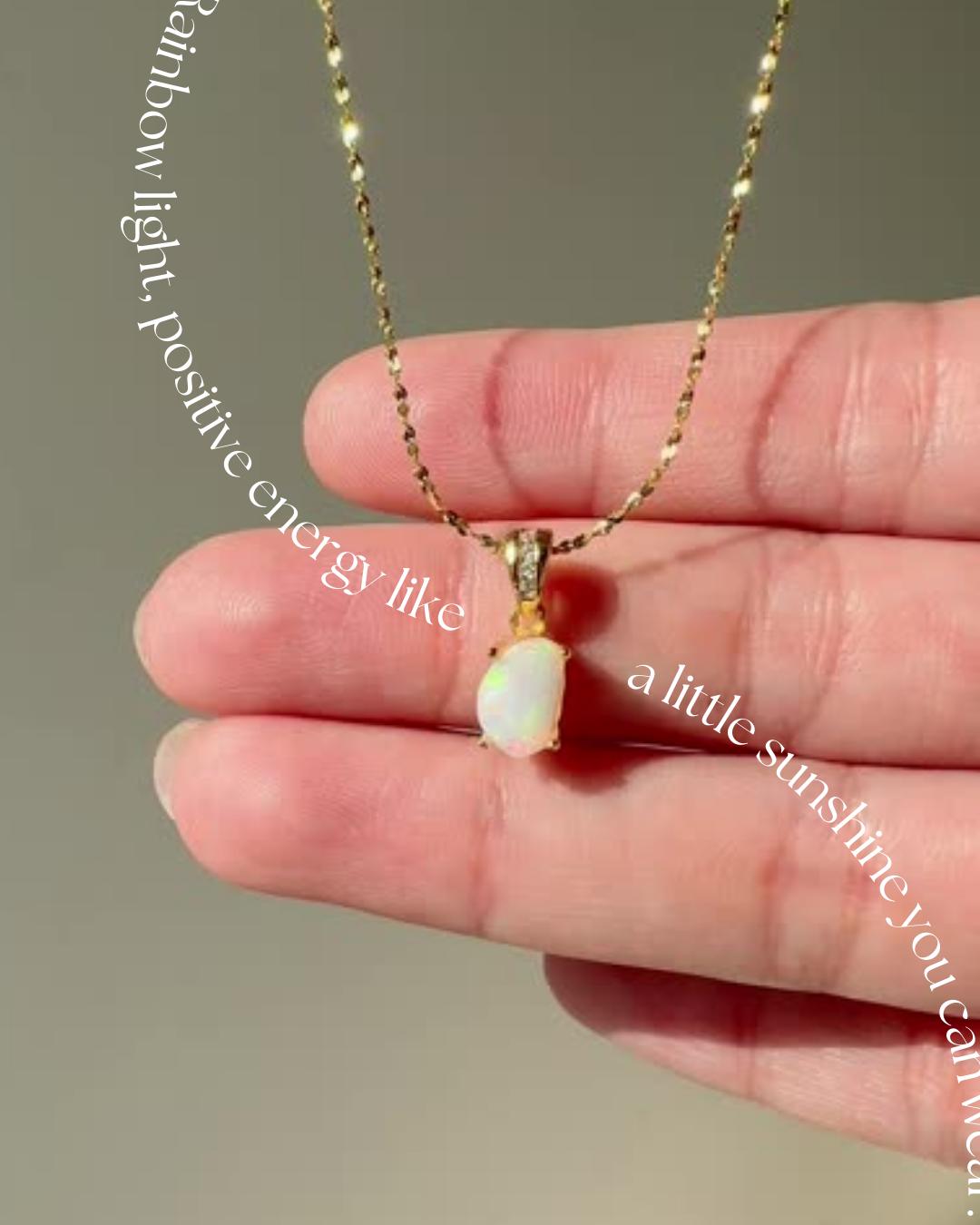 Free-Form Opal Necklace