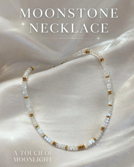 Moonstone Necklace – Elegant Blue Sheen