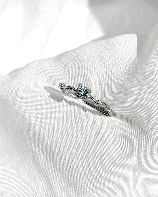 Aquamarine Selene Rings