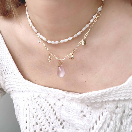 Mother of Pearl 2ways necklace