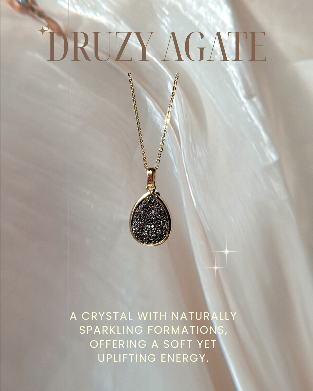 Druzy Agate Necklace