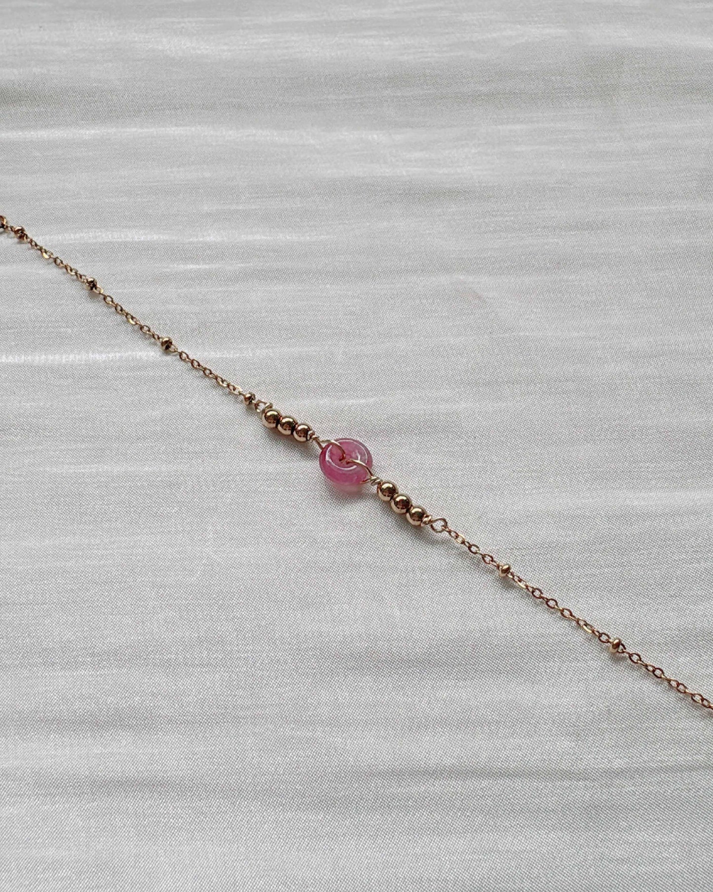 Pink Blush Bracelet Collection|Moganite|Mother of Pearl|Rose Quartz||Tourmaline
