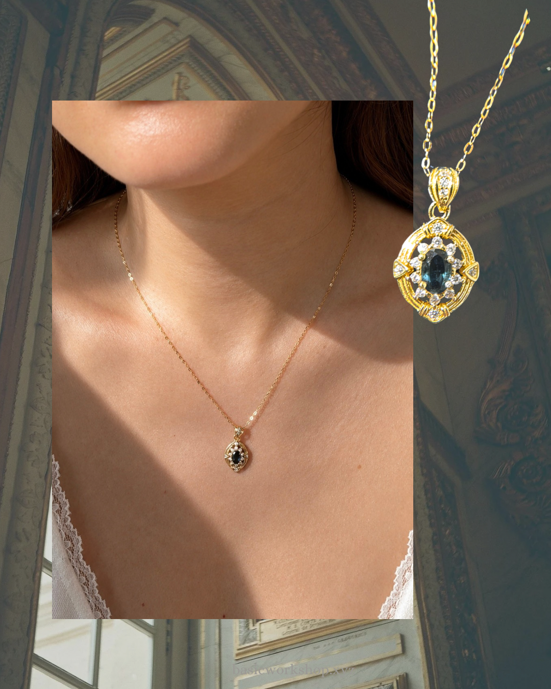 London Blue Topaz Vince Necklace