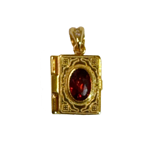 Gemstone Locket Necklace