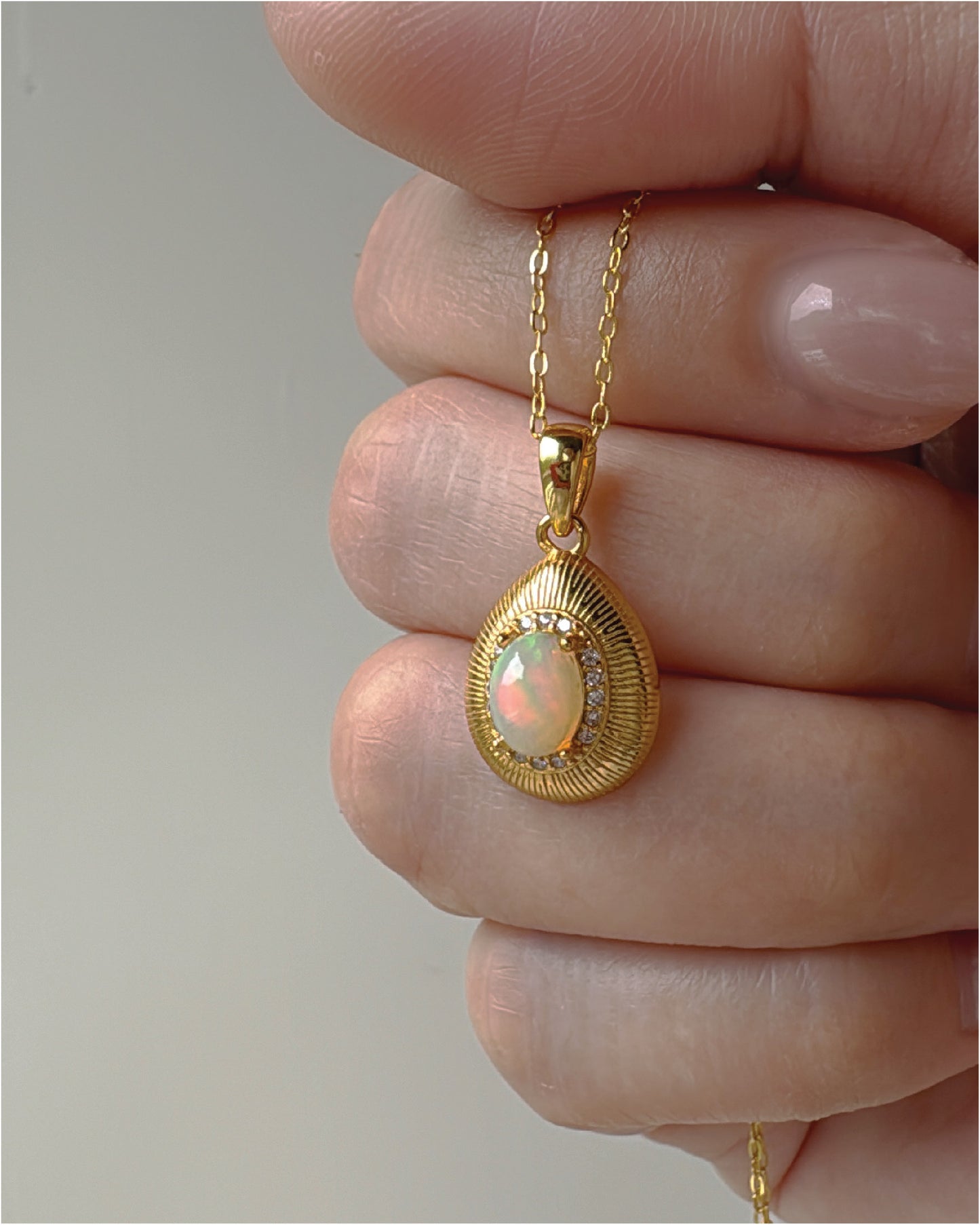 Melosae Opal Necklace|Pre-Order