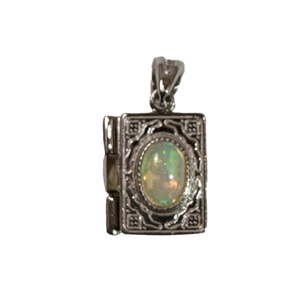 Gemstone Locket Necklace