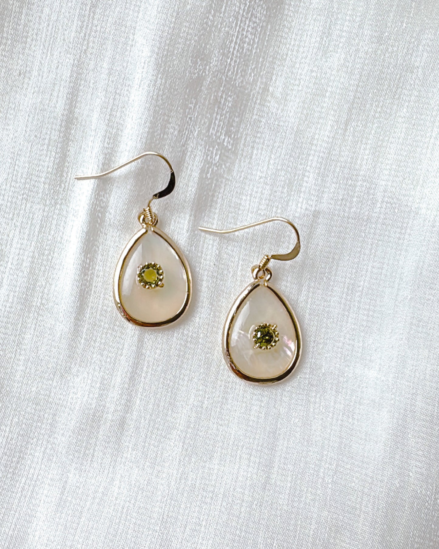 Earrings for Her | Herkimer , Rose Quartz, Shell, Garnet
