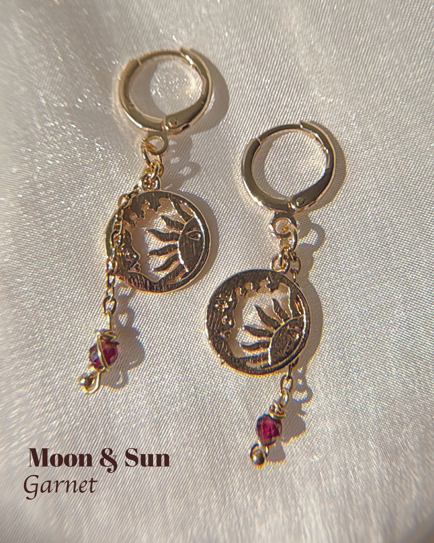 Earrings for Her | Herkimer , Rose Quartz, Shell, Garnet